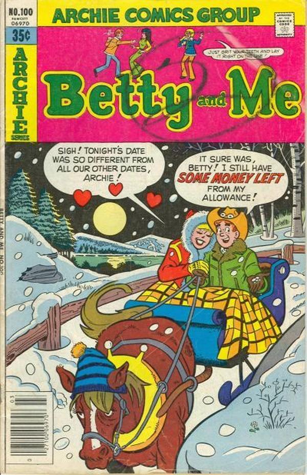 Betty and Me (1965) #100 cover