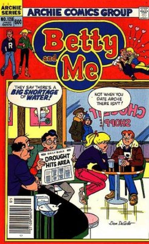 Betty and Me (1965) #128 cover