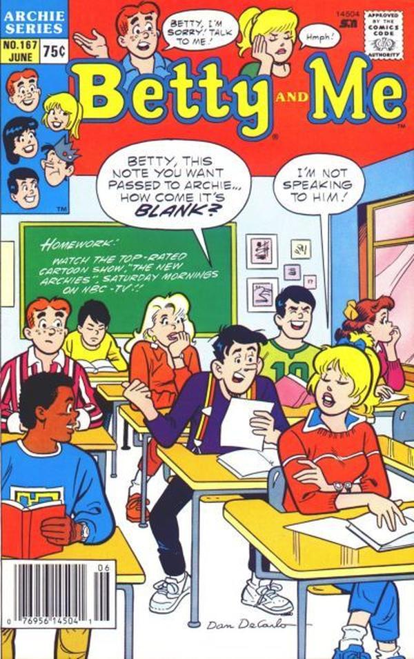 Betty and Me (1965) #167 cover