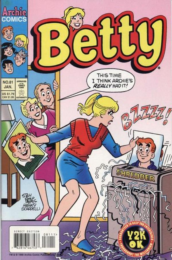 Betty #81 cover