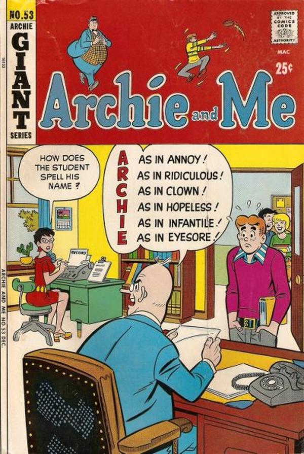 Archie and Me (1964) #53 cover