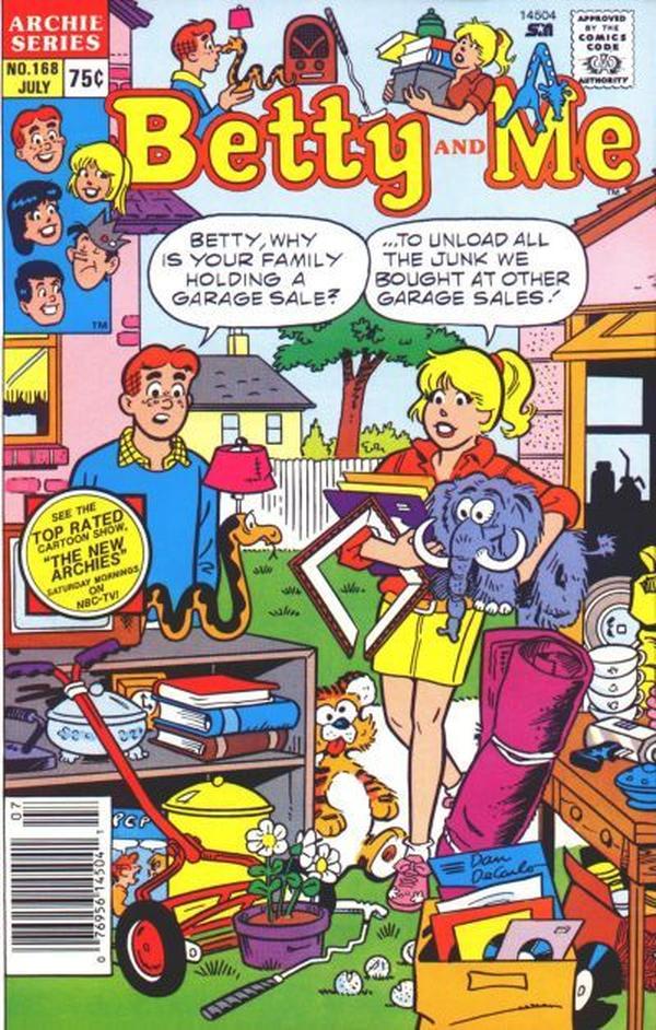Betty and Me (1965) #168 cover