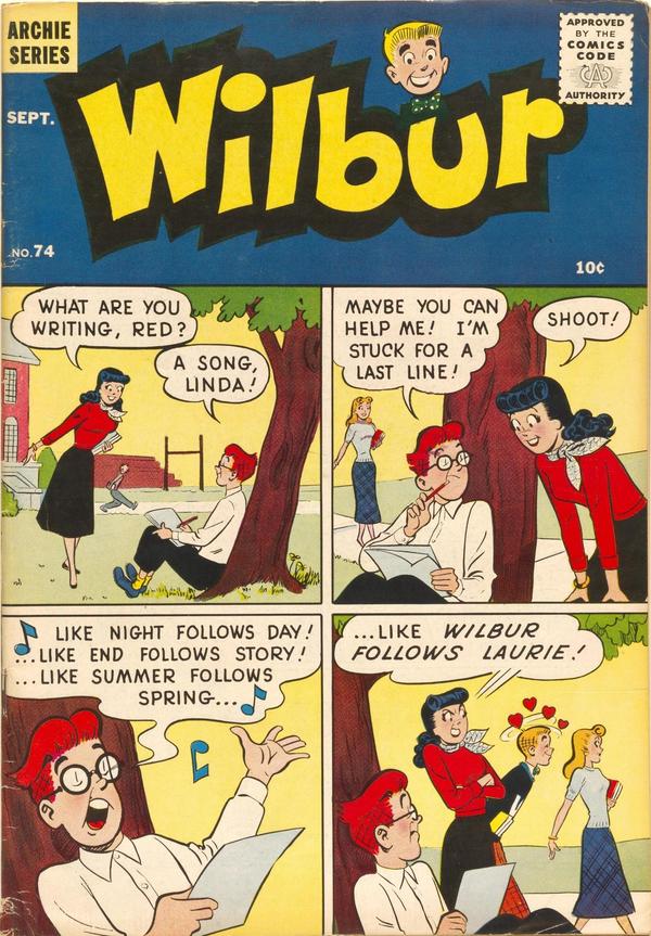 Wilbur Comics (1944) #74 cover