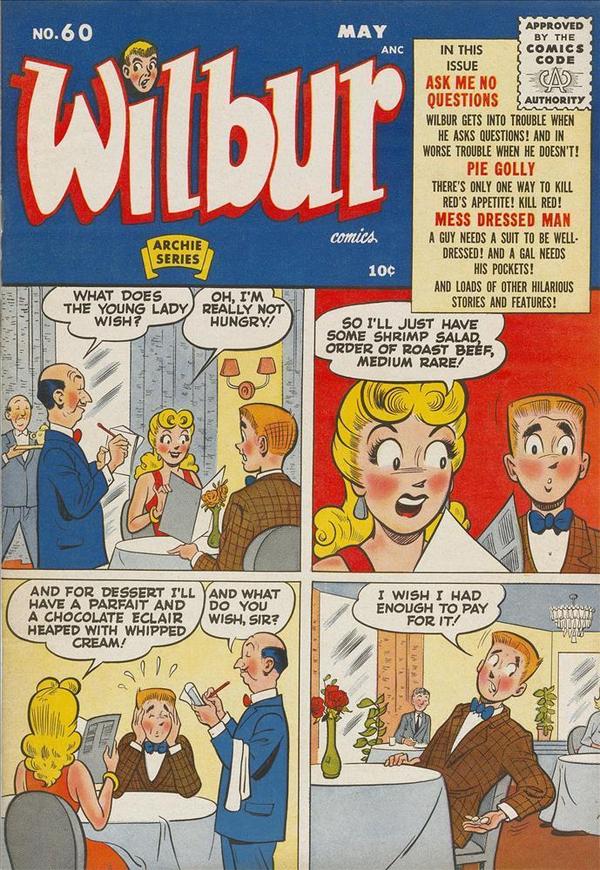 Wilbur Comics (1944) #60 cover