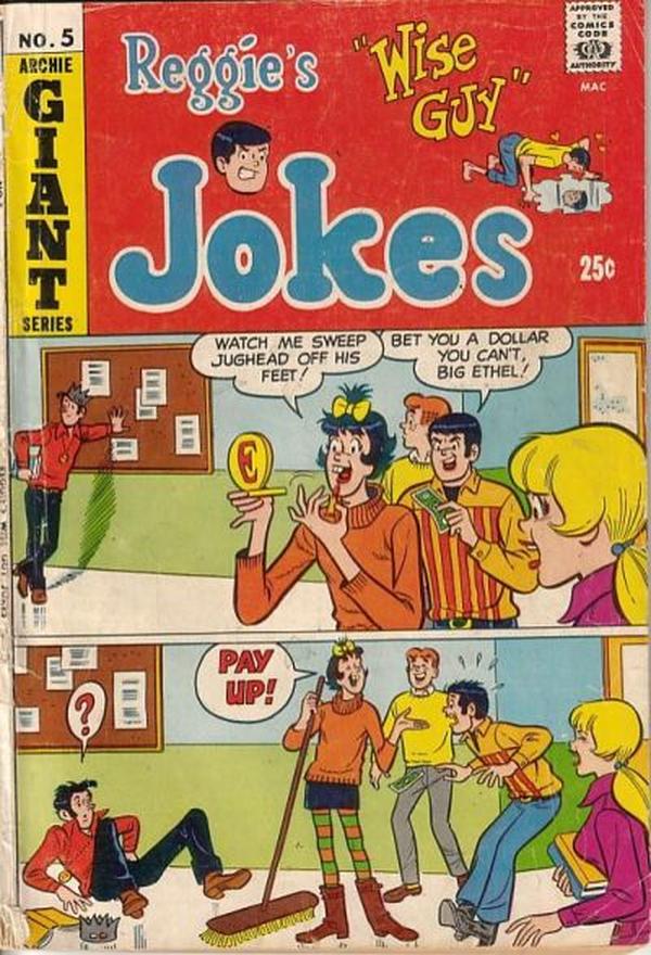 Cover of Reggie's Wise Guy Jokes #5