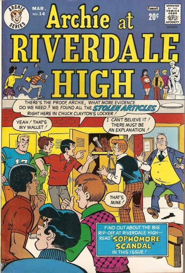 Archie at Riverdale High (1972) #14 cover