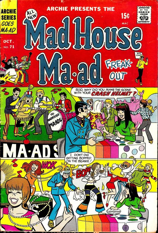 Mad House Ma-ad Freak-Out (1969) #71 cover
