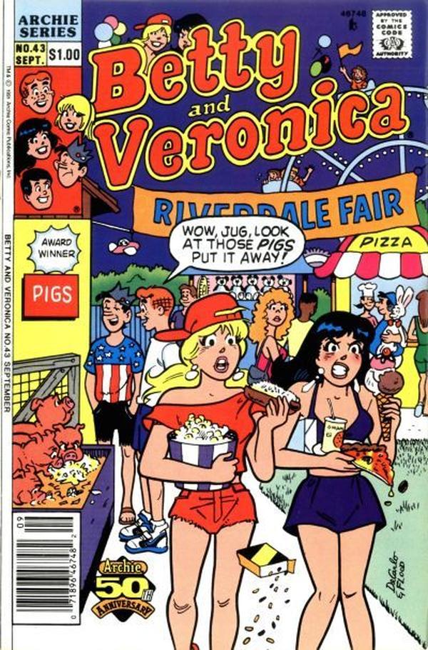 Betty and Veronica (1987) #43 cover