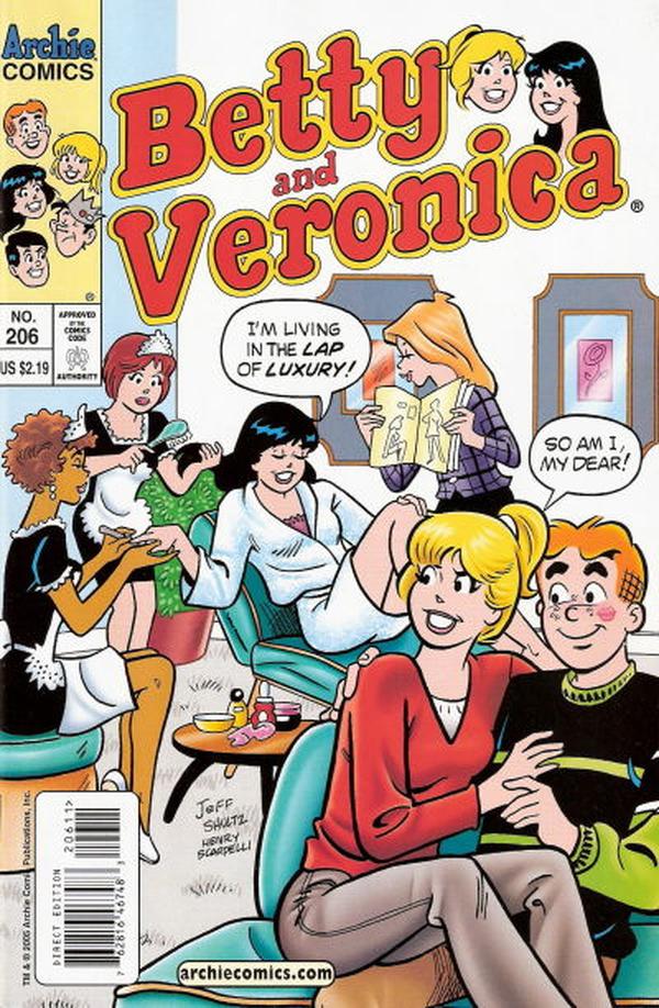 Betty and Veronica (1987) #206 cover