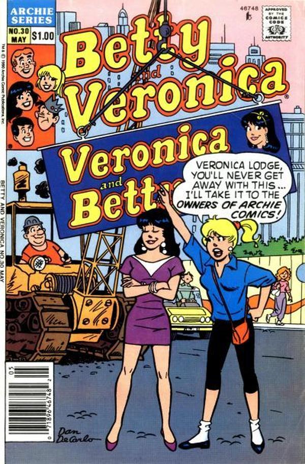 Betty and Veronica (1987) #30 cover