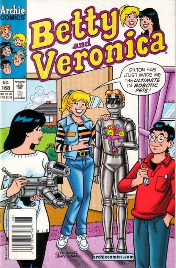 Betty and Veronica (1987) #168 cover