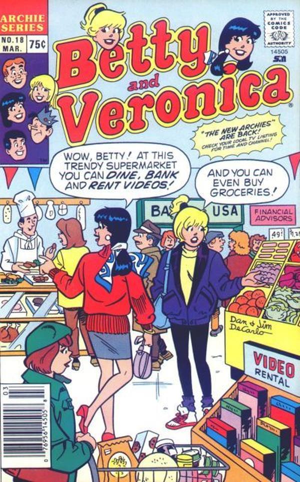 Betty and Veronica (1987) #18 cover