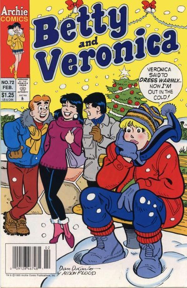 Betty and Veronica (1987) #72 cover