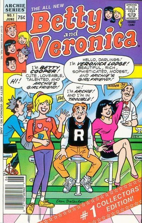 Betty and Veronica (1987) #1 cover