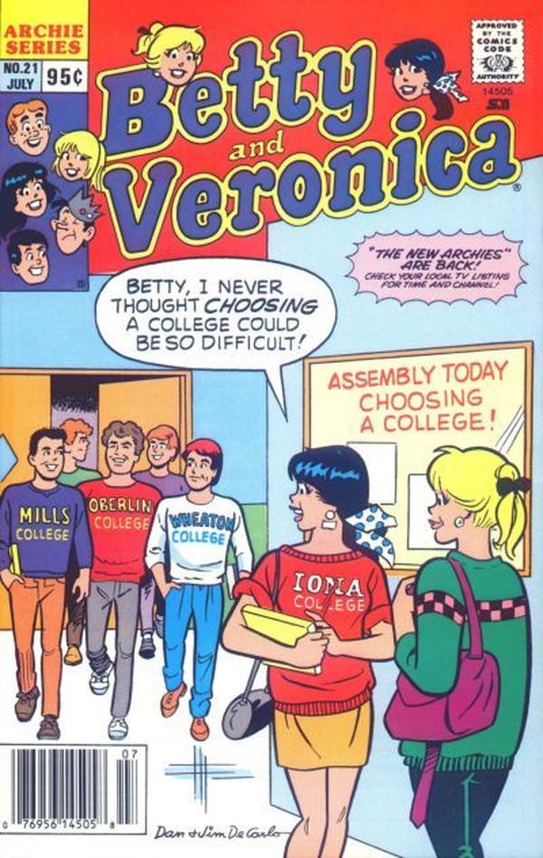 Betty and Veronica (1987) #21 cover