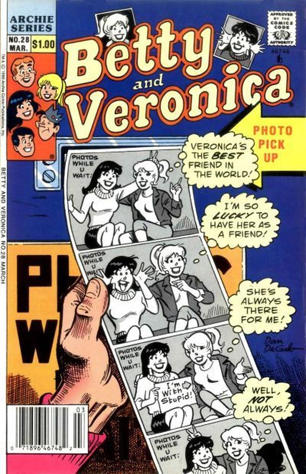 Betty and Veronica (1987) #28 cover