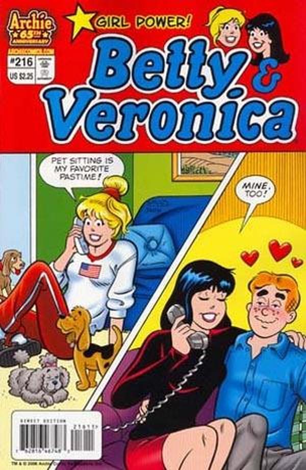 Betty and Veronica (1987) #216 cover