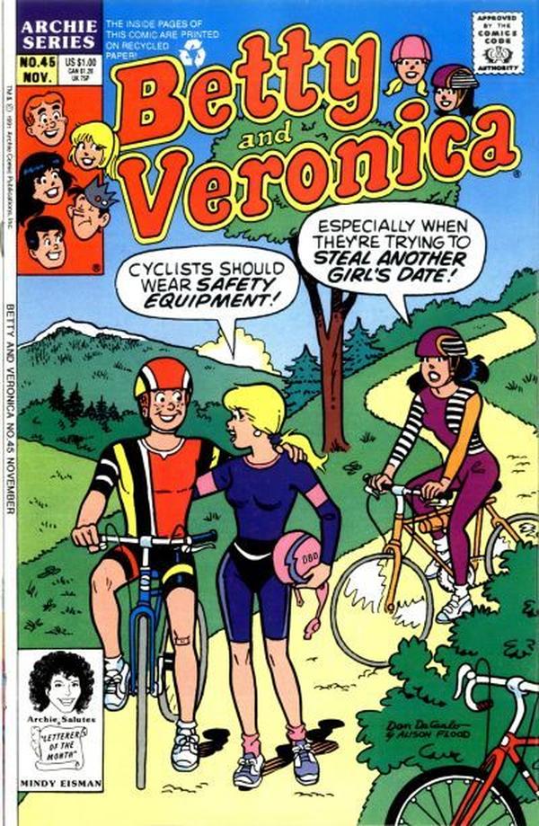 Betty and Veronica (1987) #45 cover