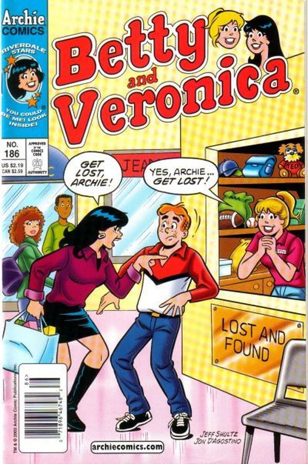 Betty and Veronica (1987) #186 cover