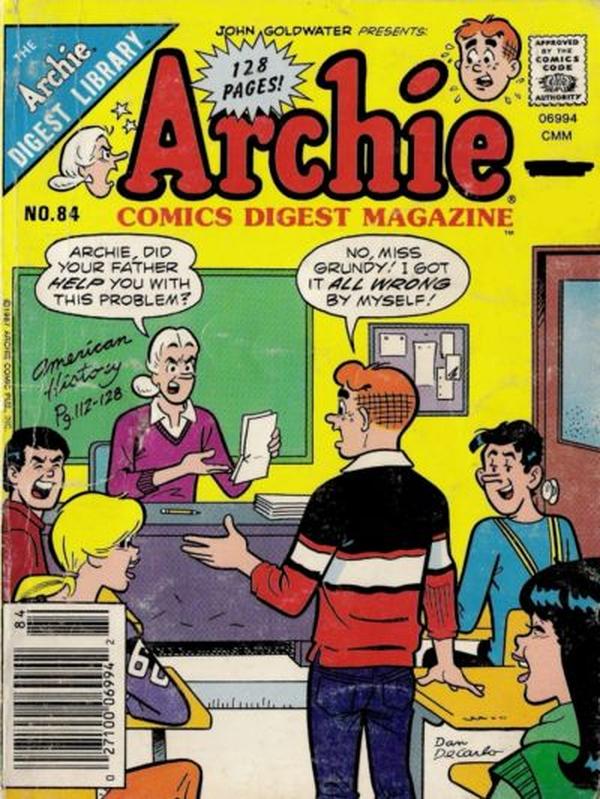 Archie Comics Digest (1973) #84 cover