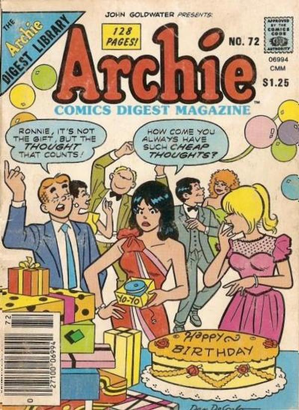 Archie Comics Digest (1973) #72
