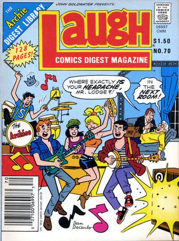 Laugh Comics Digest / Laugh Comics Digest Magazine / Laugh Digest Magazine #70 cover