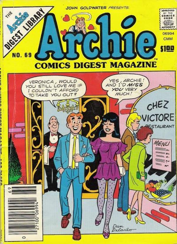 Archie Comics Digest (1973) #69 cover