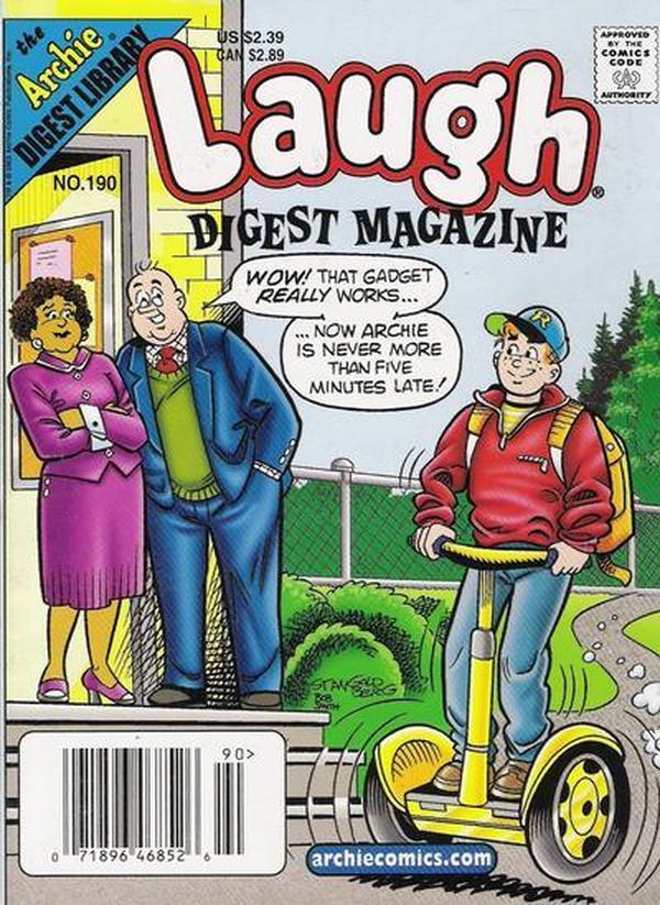 Laugh Comics Digest / Laugh Comics Digest Magazine / Laugh Digest Magazine #190 cover