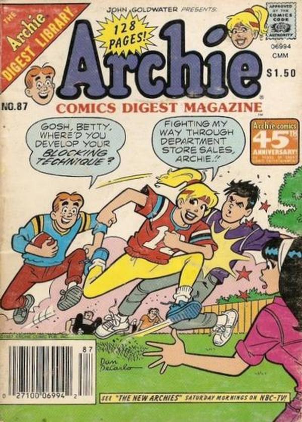 Archie Comics Digest (1973) #87 cover