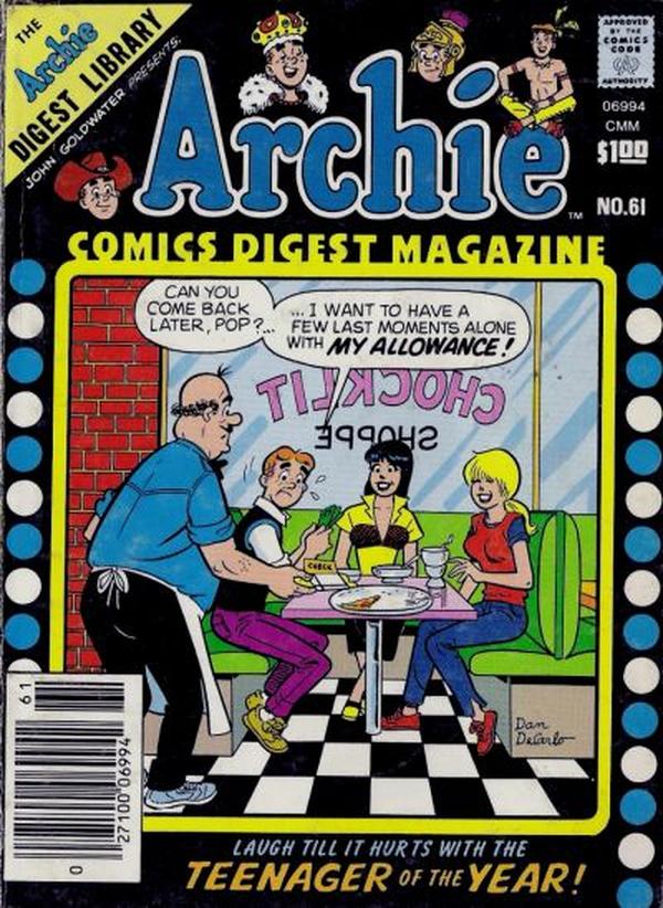 Archie Comics Digest (1973) #61 cover