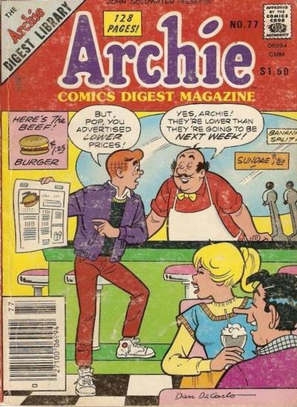 Archie Comics Digest (1973) #77 cover