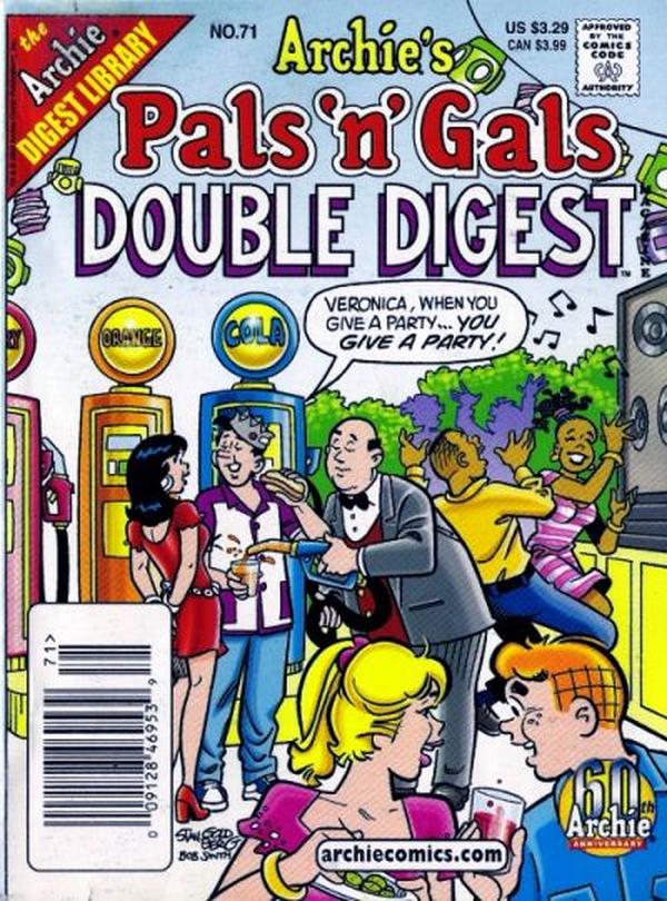 Archie's Pals 'n' Gals Double Digest Magazine (1992) #71 cover