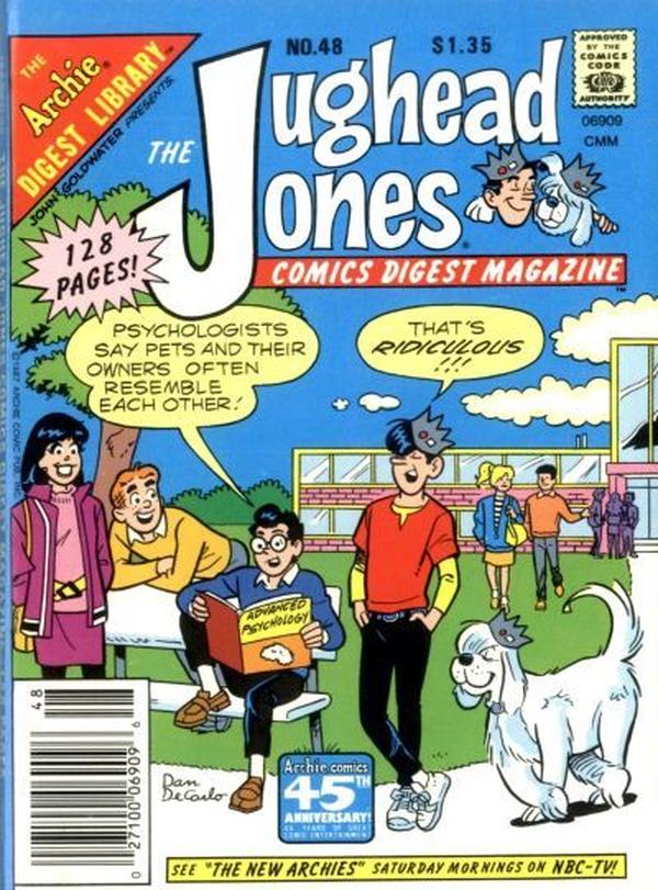 The Jughead Jones Comics Digest (1977) #48 cover