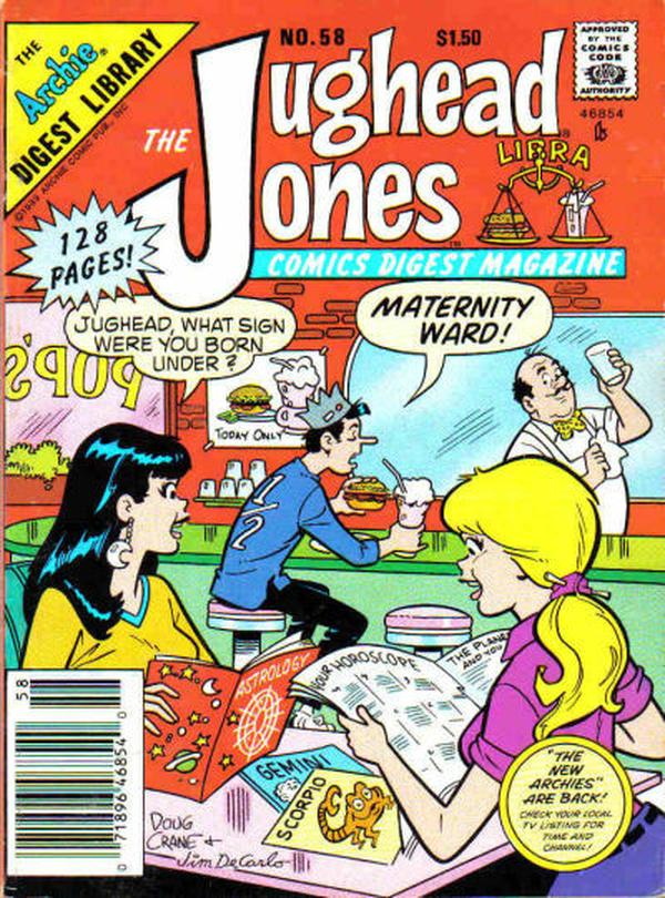 The Jughead Jones Comics Digest (1977) #58 cover