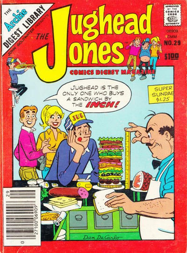 The Jughead Jones Comics Digest (1977) #29 cover
