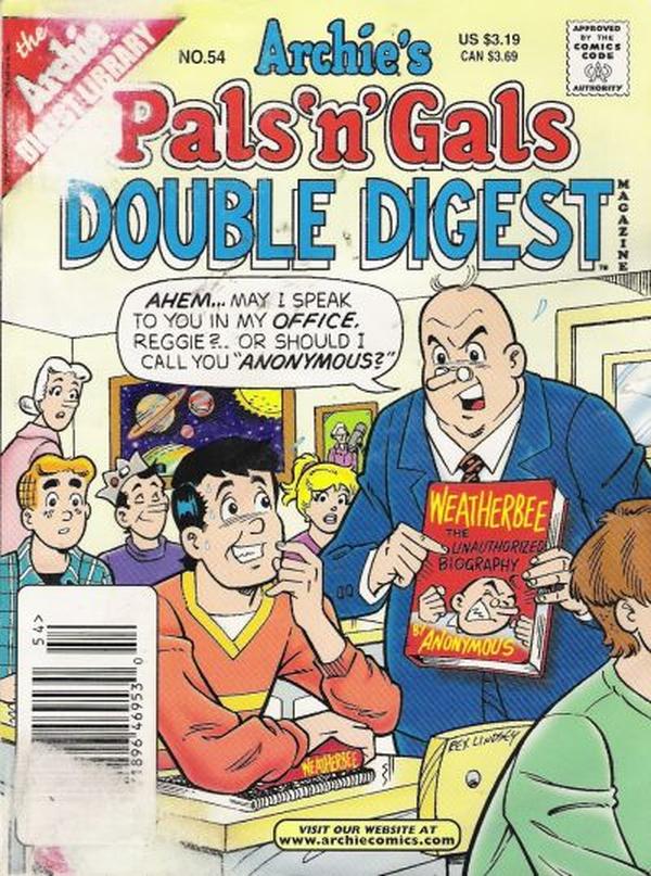 Archie's Pals 'n' Gals Double Digest Magazine (1992) #54 cover