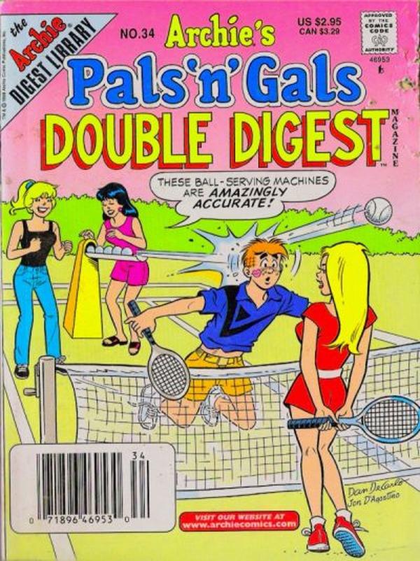 Archie's Pals 'n' Gals Double Digest Magazine (1992) #34 cover
