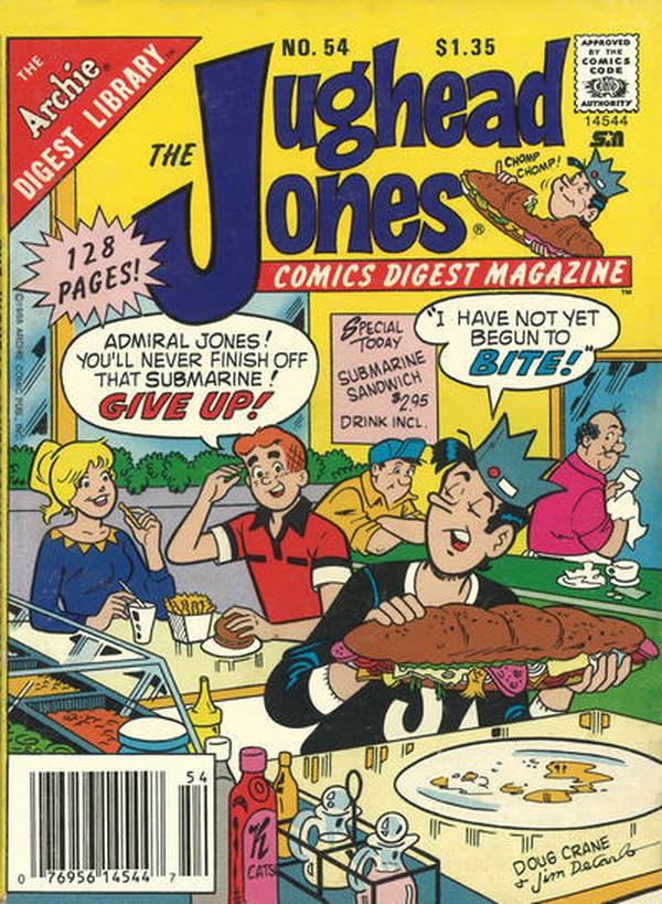 The Jughead Jones Comics Digest (1977) #54 cover