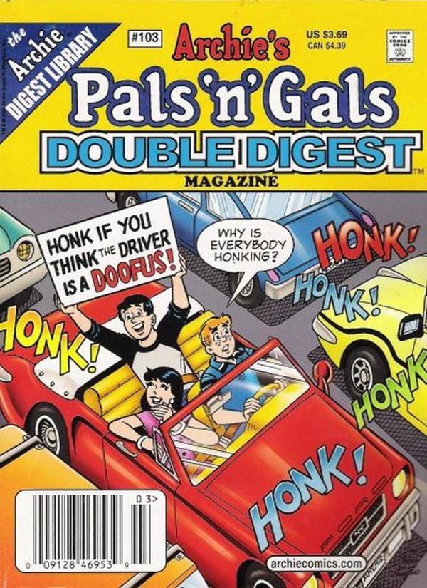 Archie's Pals 'n' Gals Double Digest Magazine (1992) #103 cover