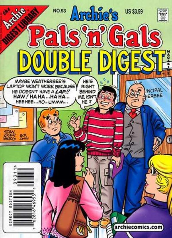 Archie's Pals 'n' Gals Double Digest Magazine (1992) #93 cover
