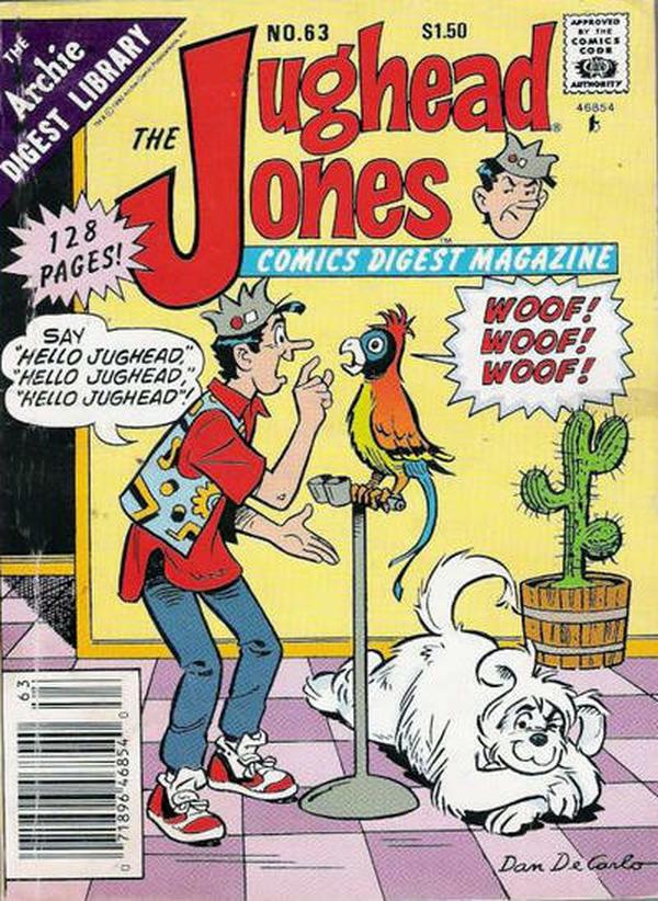 The Jughead Jones Comics Digest (1977) #63 cover