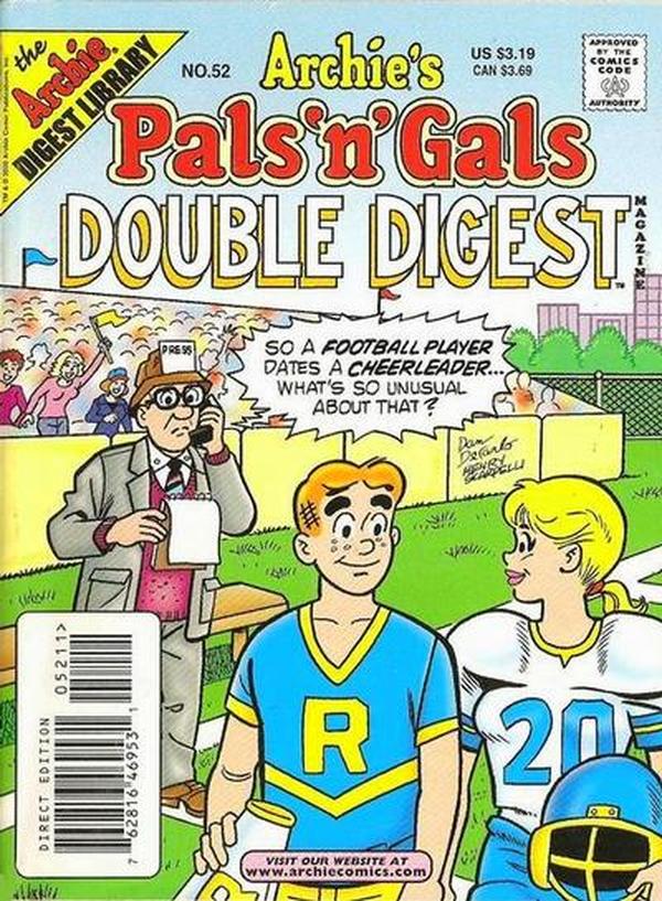 Archie's Pals 'n' Gals Double Digest Magazine (1992) #52 cover