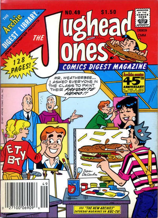 The Jughead Jones Comics Digest (1977) #49 cover