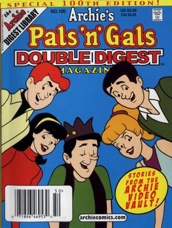 Archie's Pals 'n' Gals Double Digest Magazine (1992) #100 cover