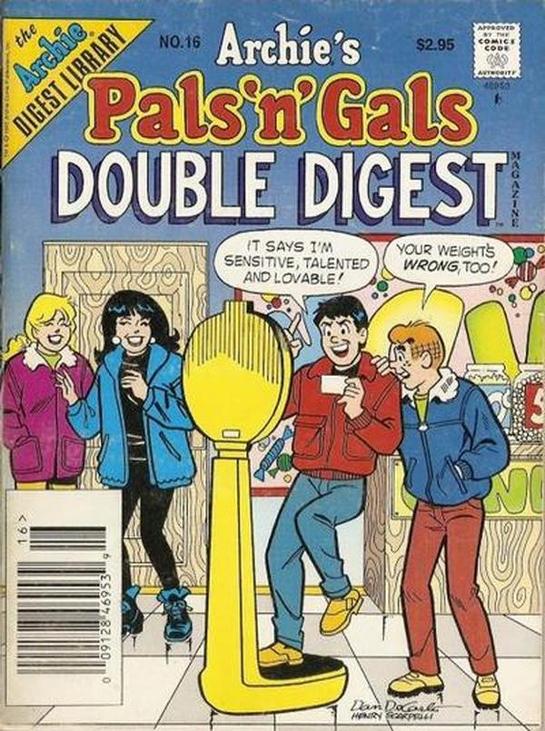 Archie's Pals 'n' Gals Double Digest Magazine (1992) #16 cover