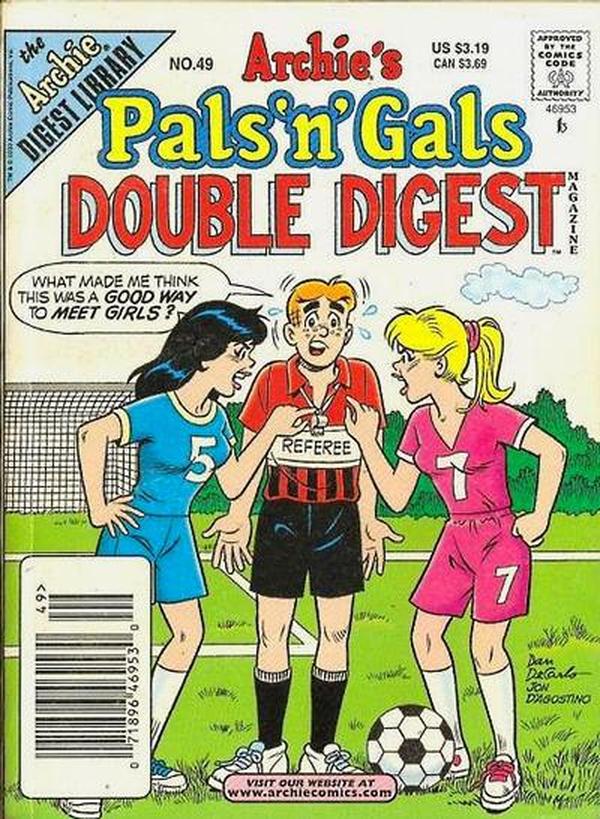 Archie's Pals 'n' Gals Double Digest Magazine (1992) #49 cover