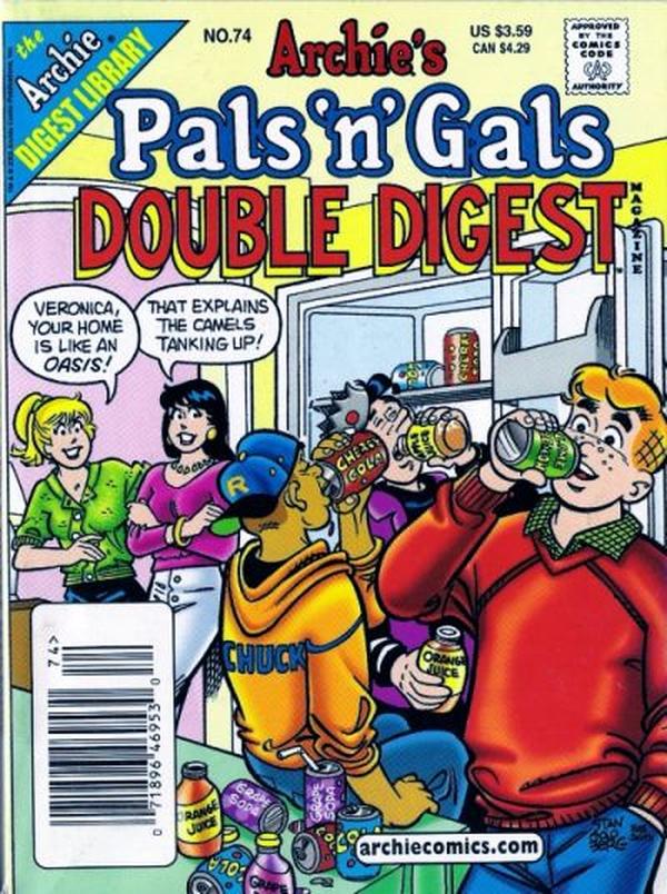 Archie's Pals 'n' Gals Double Digest Magazine (1992) #74 cover