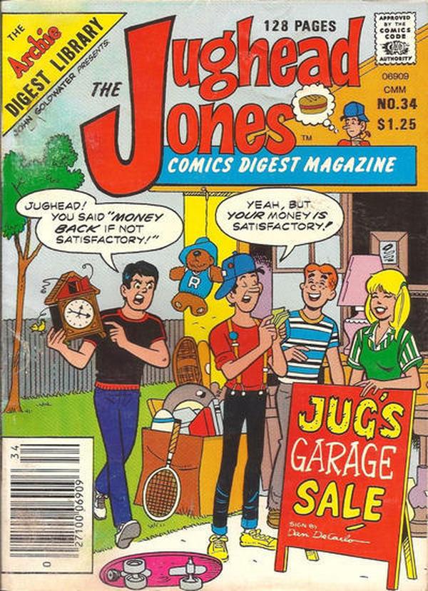 The Jughead Jones Comics Digest (1977) #34 cover