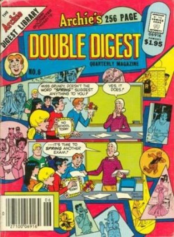 Archie's Double Digest Quarterly Magazine #6 cover