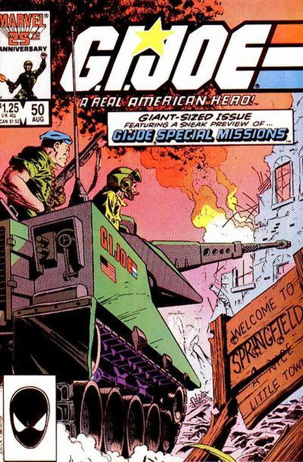 G.I. Joe, A Real American Hero (1982) #50 cover